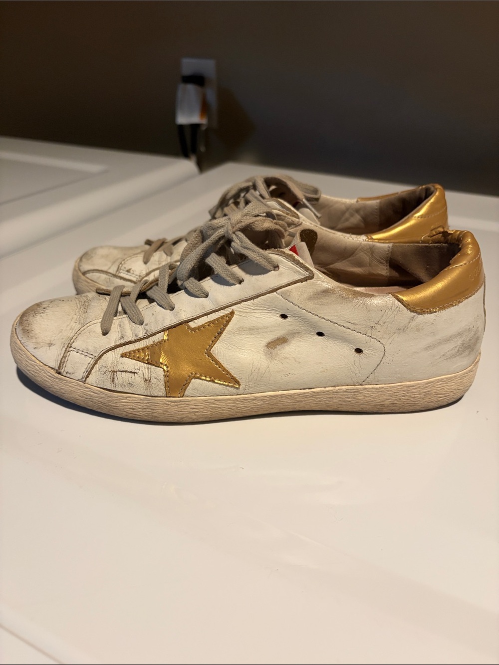 Golden Goose Superstars Sneakers with Gold Star size 39